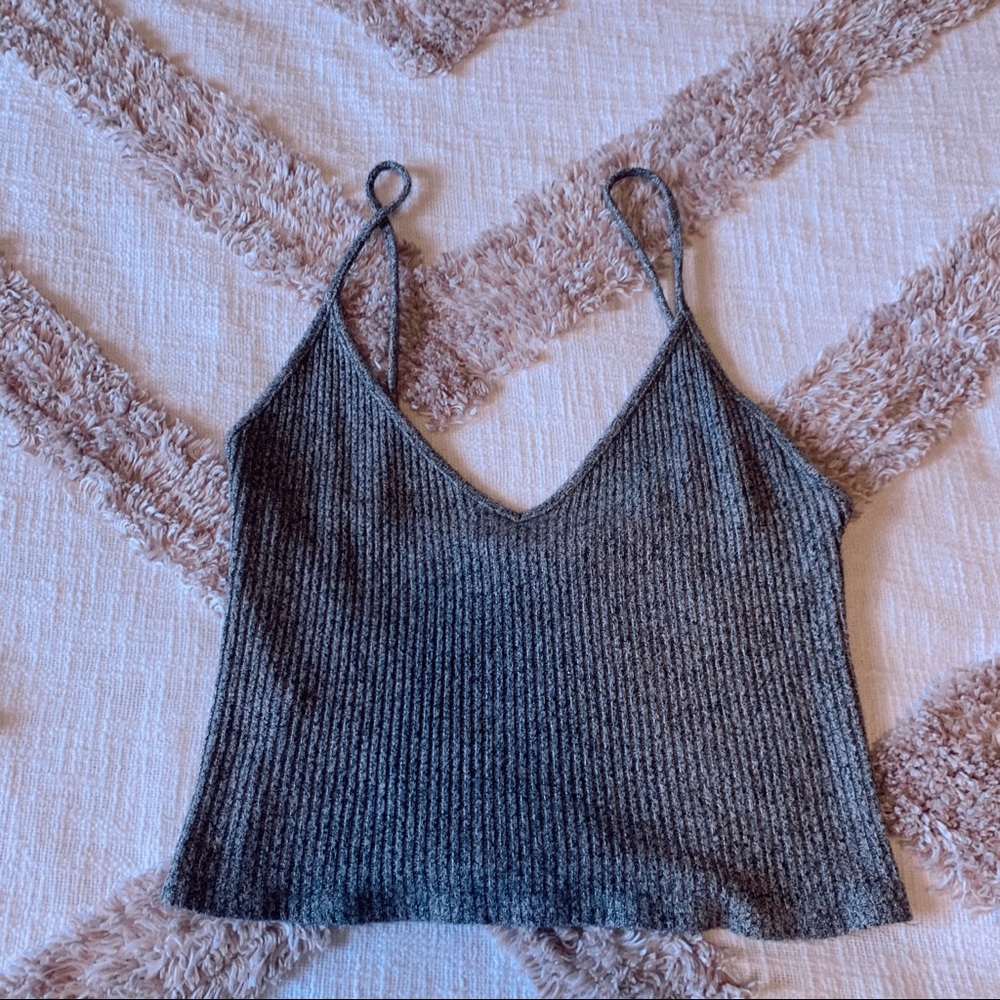 Gray tank top
